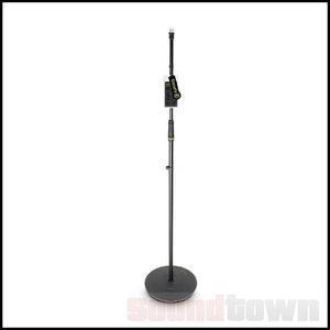 GRAVITY GMS23 STRAIGHT MICROPHONE STAND WITH ROUND BASE
