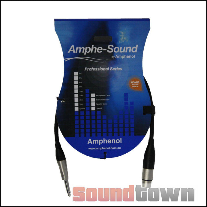 AMPHESOUND PR0120A006 6M UNBALANCED LEAD XLRF-TS - Soundtown