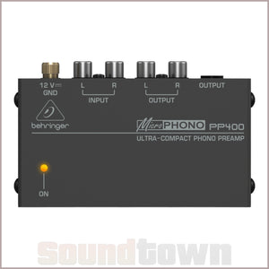 BEHRINGER PP400 PHONO PREAMP - Soundtown