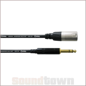 CORDIAL CFM3 MV LEAD 3M TRS TO XLRM