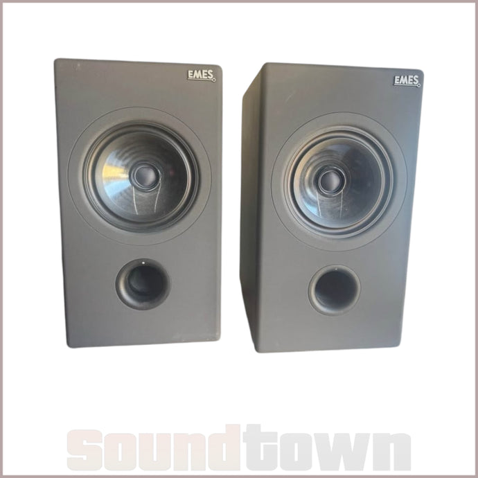 (PRE-OWNED) EMES BLACK TV HR ACTIVE 2008 STUDIO MONITORS - PAIR (MADE IN GERMANY)