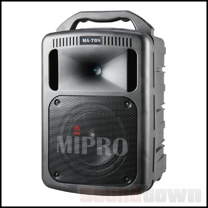 MIPRO MA708CDMB-5 PORTABLE PA WITH 1 RECEIVER AND CD/USB/BT PLAYER