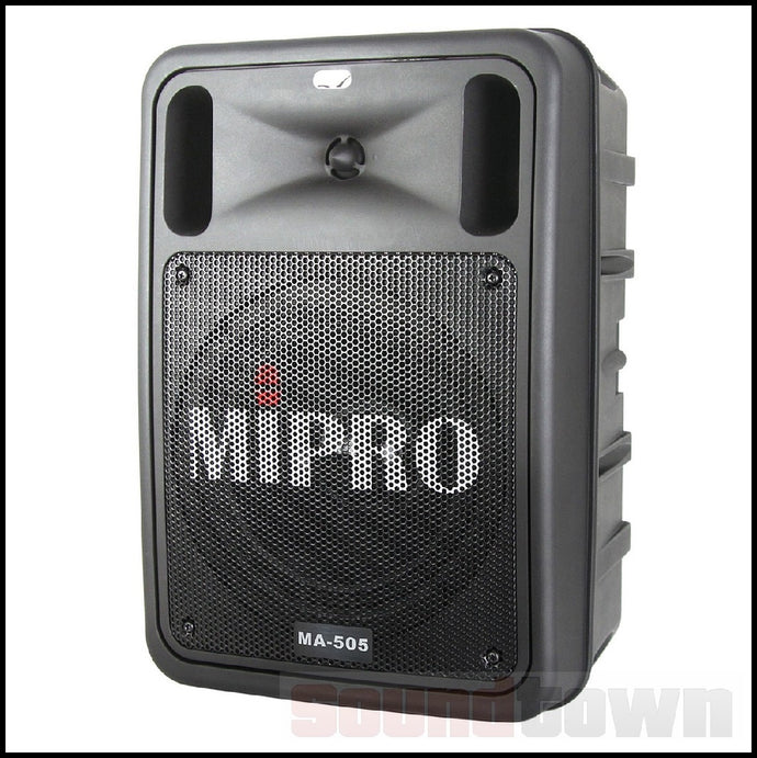 MIPRO MA505R2DPM3 PORTABLE PA WITH 2 RECEIVERS