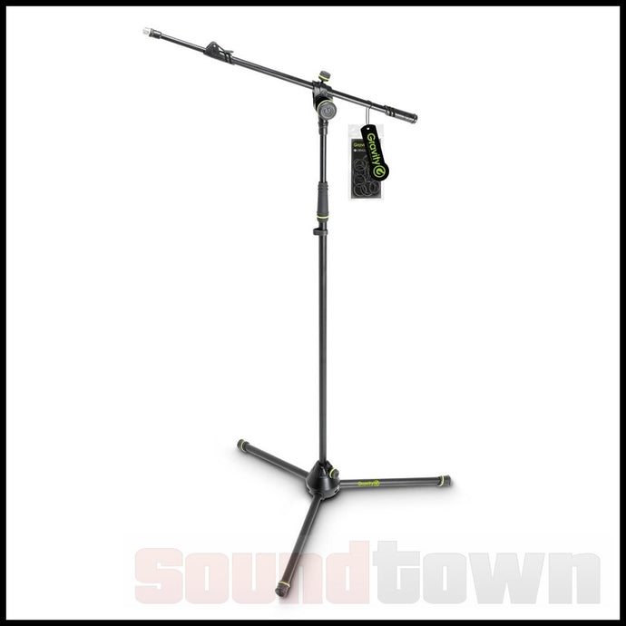 GRAVITY GMS4322B MICROPHONE STAND WITH TELESCOPIC BOOM