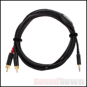 CORDIAL CFY3 WCC LEAD 3M 3.5MM TRS TO DUAL RCA