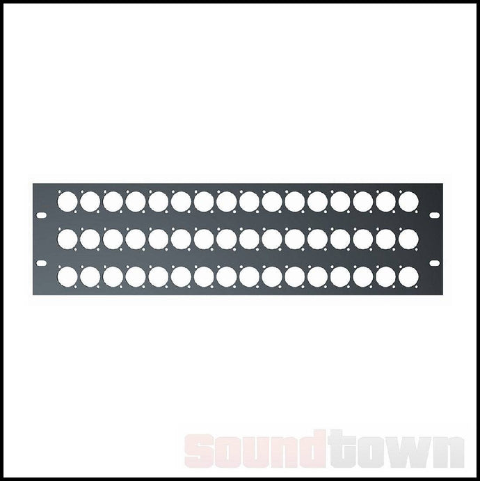 QUIKLOK RS297 RACK PANEL 3RU 48 HOLES