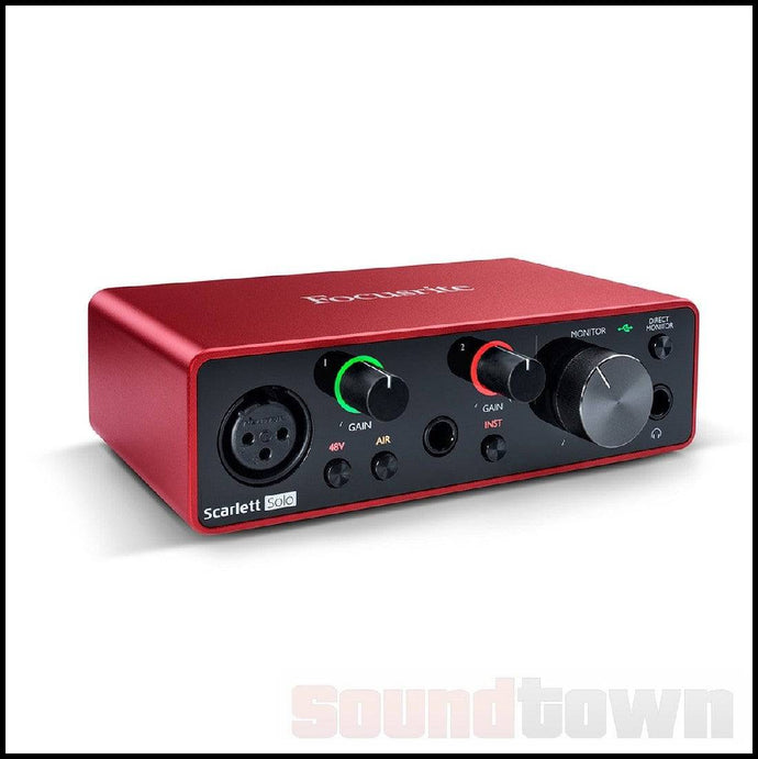 FOCUSRITE SCARLETT SOLO MK3 USB AUDIO INTERFACE